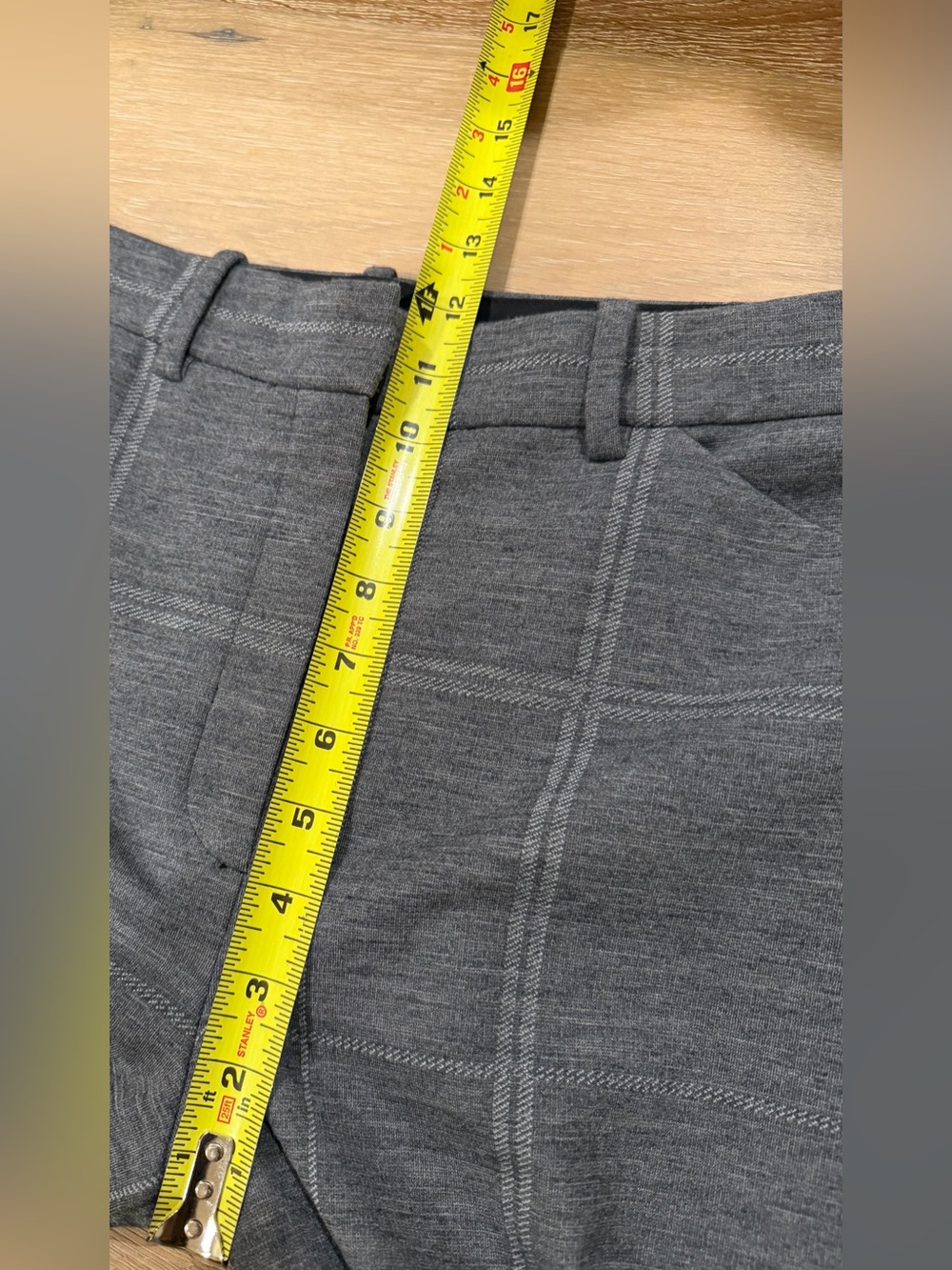 THEORY Terena Grey Multi Reagan Knit Wide Leg Trousers Women’s Size 8 NWT - Picture 12 of 13